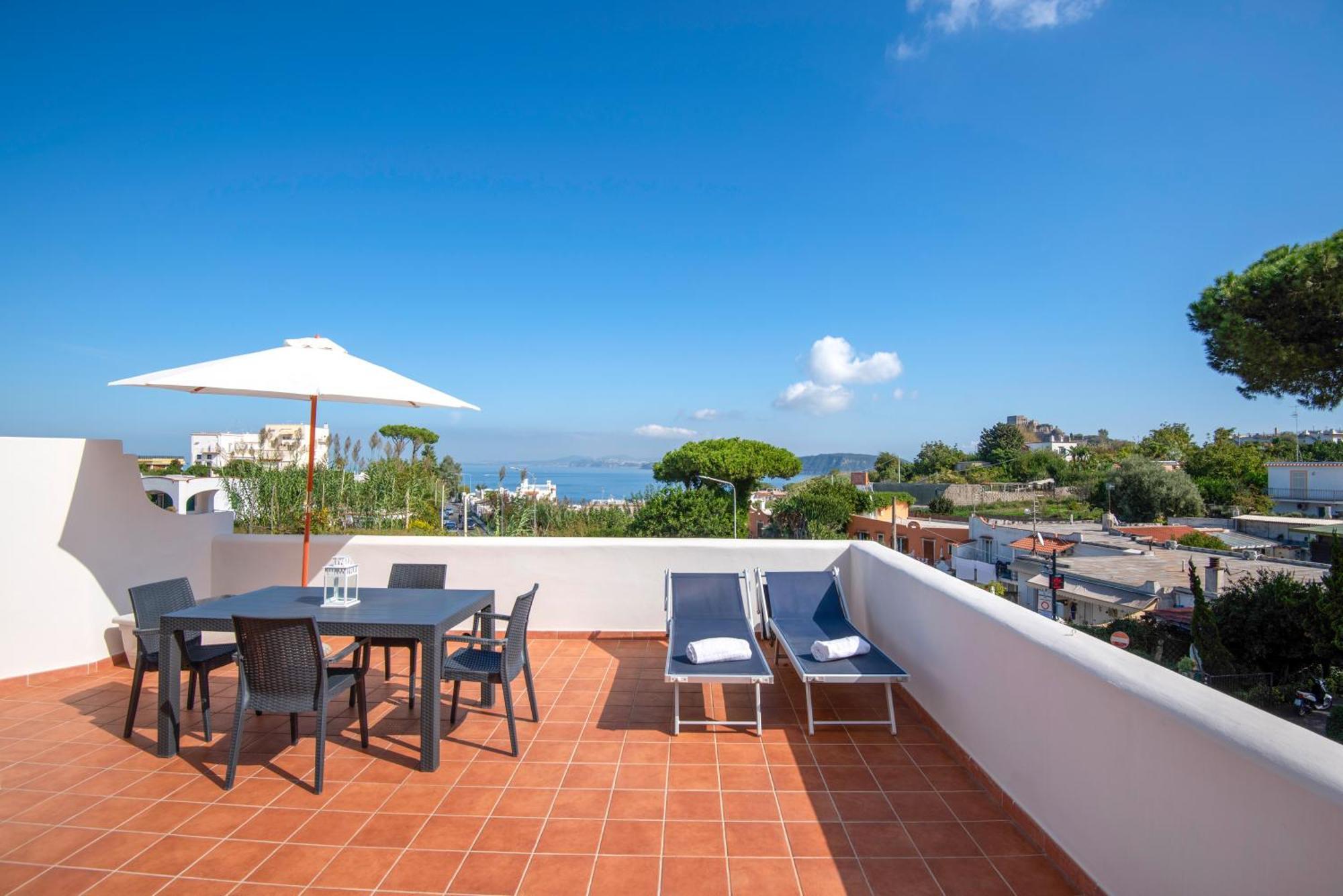 La Baia Blu - Ischia Lägenhet Exteriör bild
